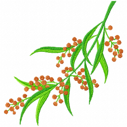 Flowers And Tree Embroidery Design 1 Flowers And Tree Embroidery Design 1